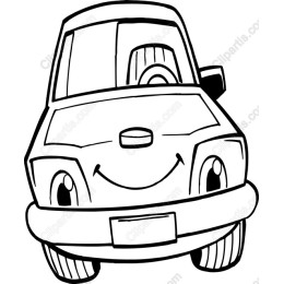 Cheerful Cartoon Car
