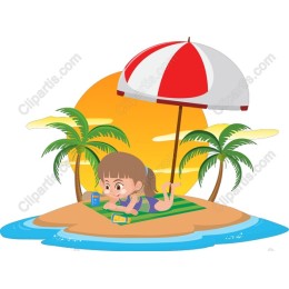 Cheerful Beach Day
