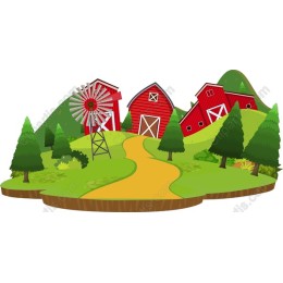 Charming Farm Landscape