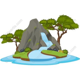 Enchanting Waterfall Scene