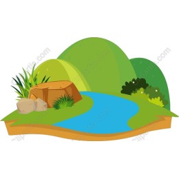 Vibrant Serene Landscape