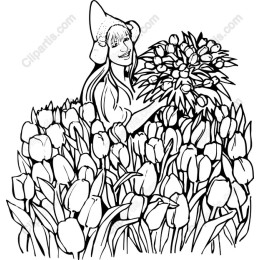 Joyful Tulip Field
