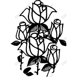 Black Rose Bouquet