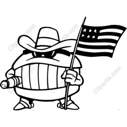Patriotic Cowboy