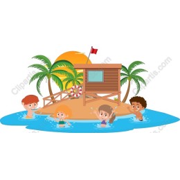 Cheerful Beach Adventure