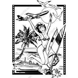 Retro Beach Bliss