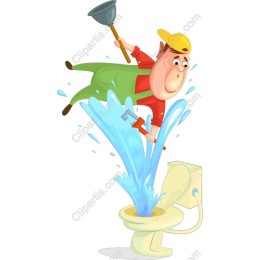 Whimsical Plumber in Action
