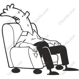 Relaxed Man in Chair