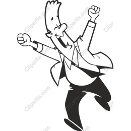 Joyful Businessman Celebration