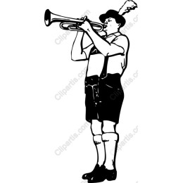 Festive Trumpet Player