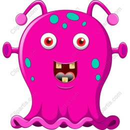 Happy Pink Monster