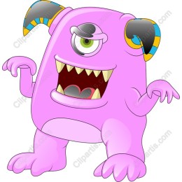 Whimsical Pink Monster