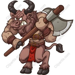 Fierce Bull Warrior