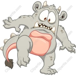 Playful Cartoon Monster
