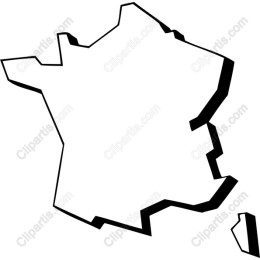 Minimalist France Map