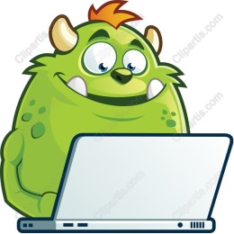 Cheerful Green Monster