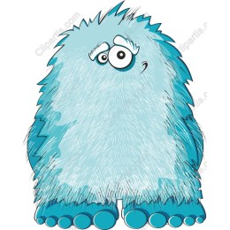 Fluffy Blue Creature