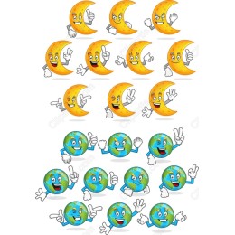 Whimsical Sun and Earth Bundle