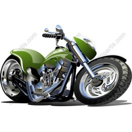 Custom Chopper Motorcycle