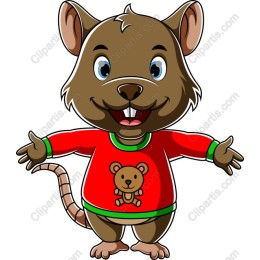 Adorable Cartoon Mouse