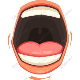 Vibrant Open Mouth