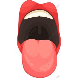 Open Mouth with Tongue