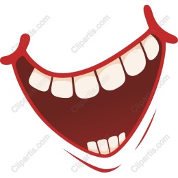 Cheerful Smiling Mouth