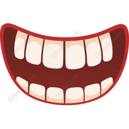 Cheerful Smiling Mouth