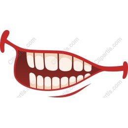Whimsical Smiling Mouth