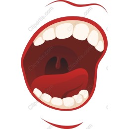 Vibrant Open Mouth