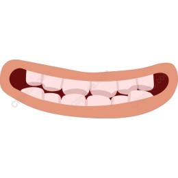 Charming Cartoon Smile