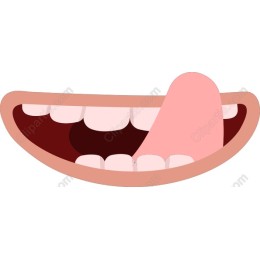 Cheerful Smiling Mouth