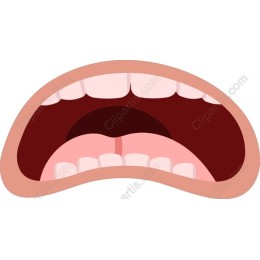 Exaggerated Open Mouth