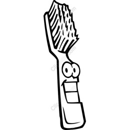 Playful Cartoon Toothbrush