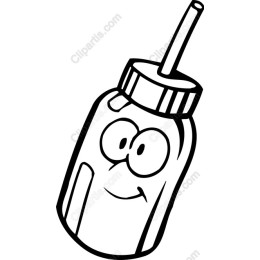 Cartoon Mustard Bottle