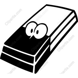 Playful Cartoon Eraser