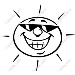 Cheerful Smiling Sun