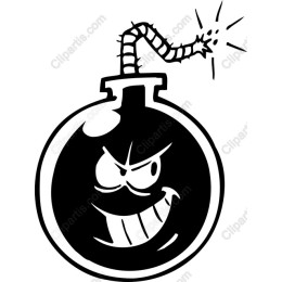 Mischievous Cartoon Bomb