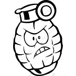 Cartoon Grenade