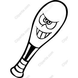 Cartoon Baseball Bat
