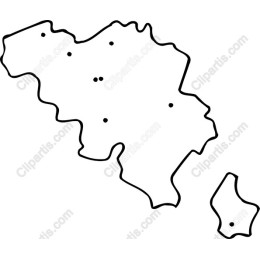Minimalist Stylized Map