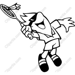 Dynamic Badminton Player