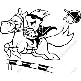 Playful Horse Rider