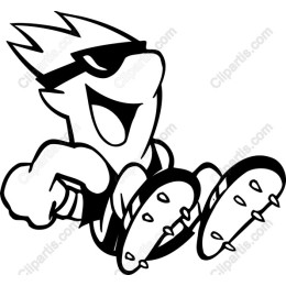 Energetic Sporty Character