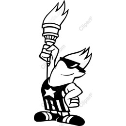 Charismatic Character with Torch