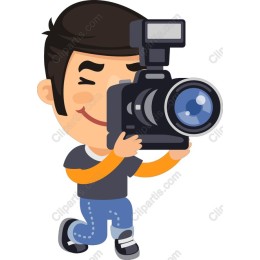 Cheerful Young Photographer