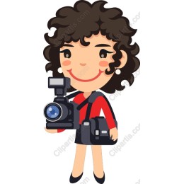 Charming Female Photographer
