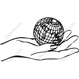 Hand Holding Globe
