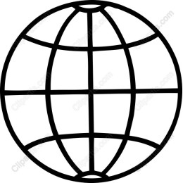 Stylized Earth Globe