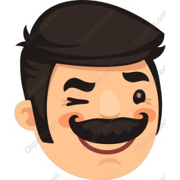 Winking Character